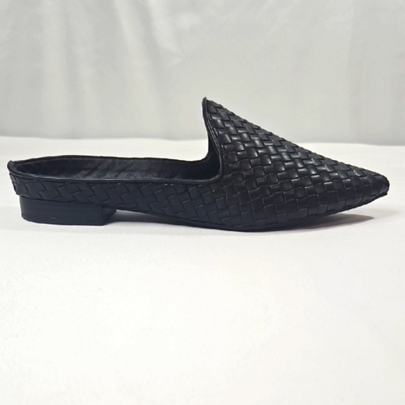 MIA Black Johona Woven Mules with Pointed Toe Size 8.5 - Picture 1 of 7